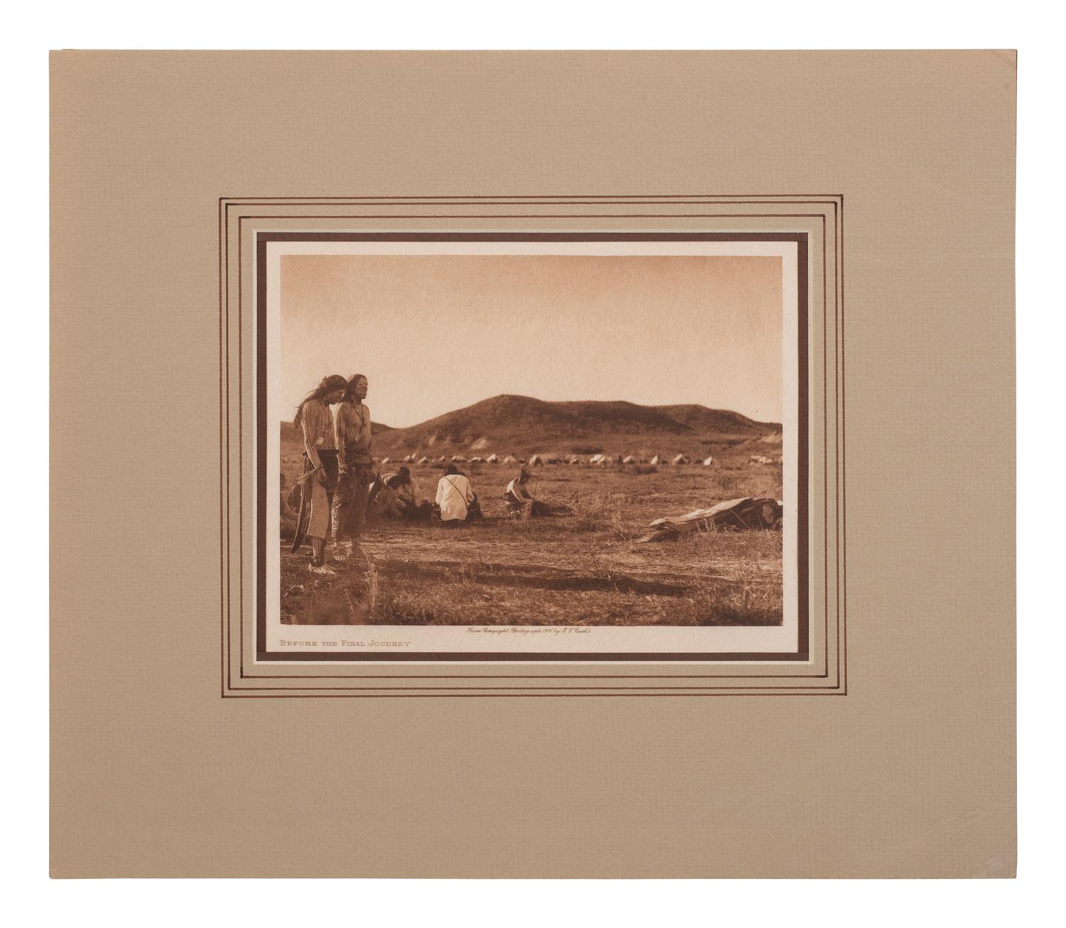 CURTIS, Edward (1868-1952).13 volume photogravures of Native American subjects, incl. Chief Joseph.
