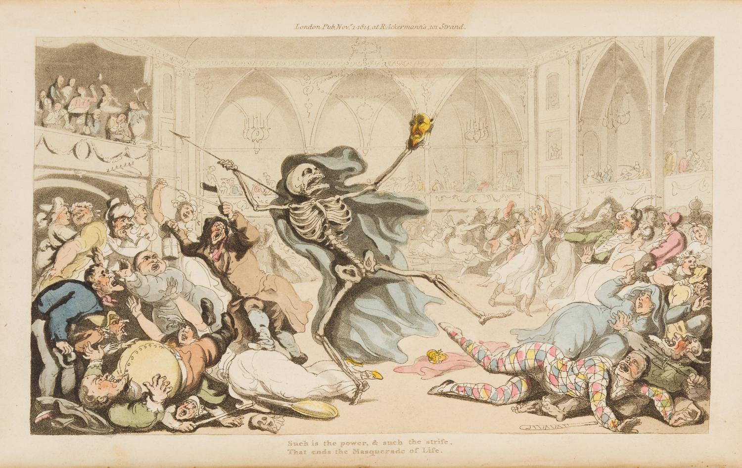 ROWLANDSON, Thomas (1756-1827), illustrator. -- William COMBE (1742-1823). The English Dance of Death. London: J. Diggens, 1815.