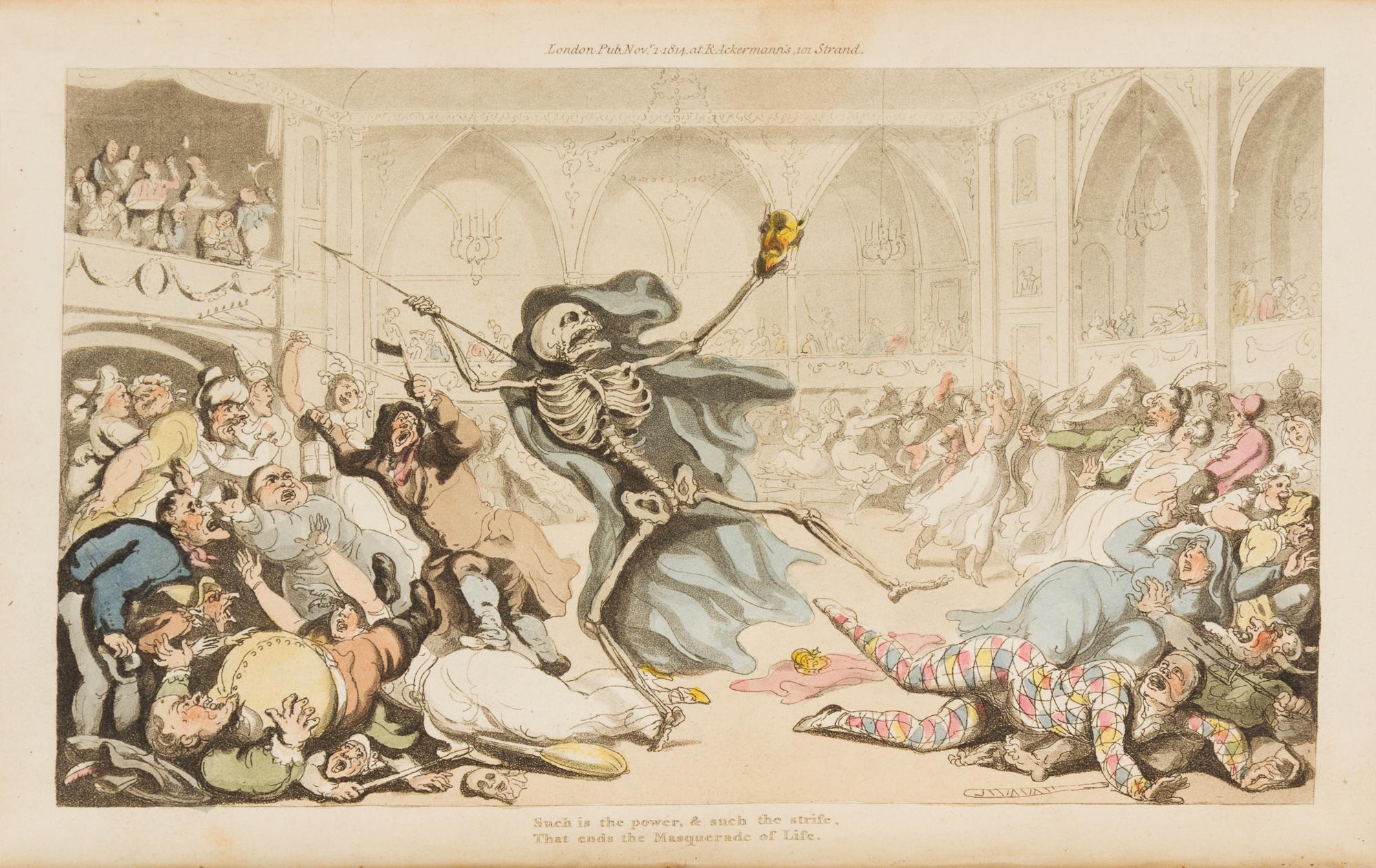 ROWLANDSON, Thomas (1756-1827), illustrator. -- William COMBE (1742-1823). The English Dance of Death. London: J. Diggens, 1815.
