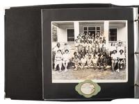 [MILITARIA - VERNACULAR]. Photograph album identified to the Carter family. Ca mid-to-late 20th century.
