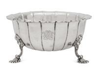 An Irish George II Silver Footed Bowl