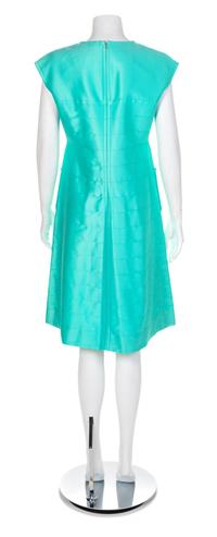 A Courreges Blue Sleeveless Dress, 1960-70s