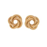 YELLOW GOLD EARCLIPS