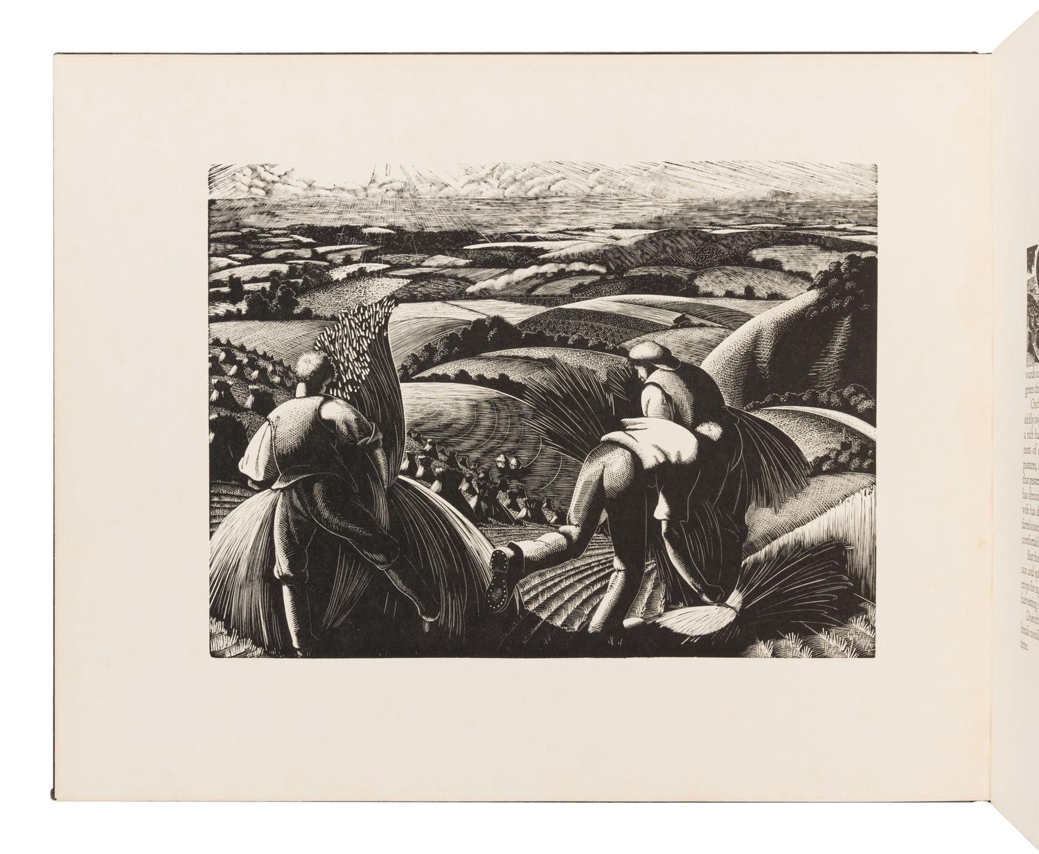 [FINE PRESS]. LEIGHTON, Clare. The Farmer's Year. A Calendar of English Husbandry . New York: Longmans, Green and Company, 1933.