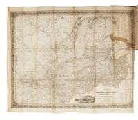 [MITCHELL, Samuel Augustus (1792–1868)]. Illinois in 1837; A Sketch Descriptive of the Situation, Boundaries, Face of the Country… With a Letter on the Cultivation of the Prairies by the Hon. H. L. Ellsworth. Philadelphia: S. Augustus Mitchell and Grigg & Elliot, 1837.