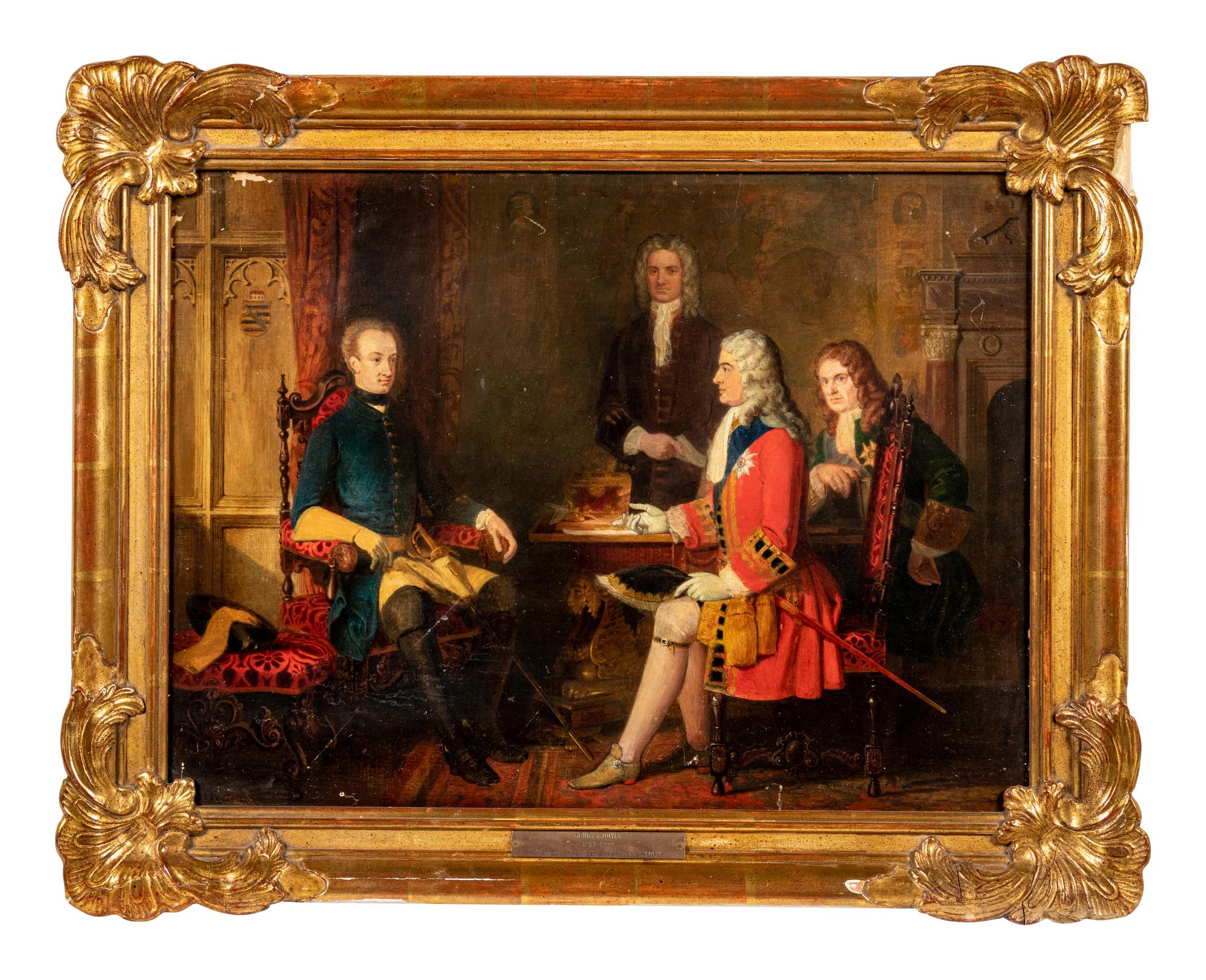 Karl XII with the Duke of Marlborough