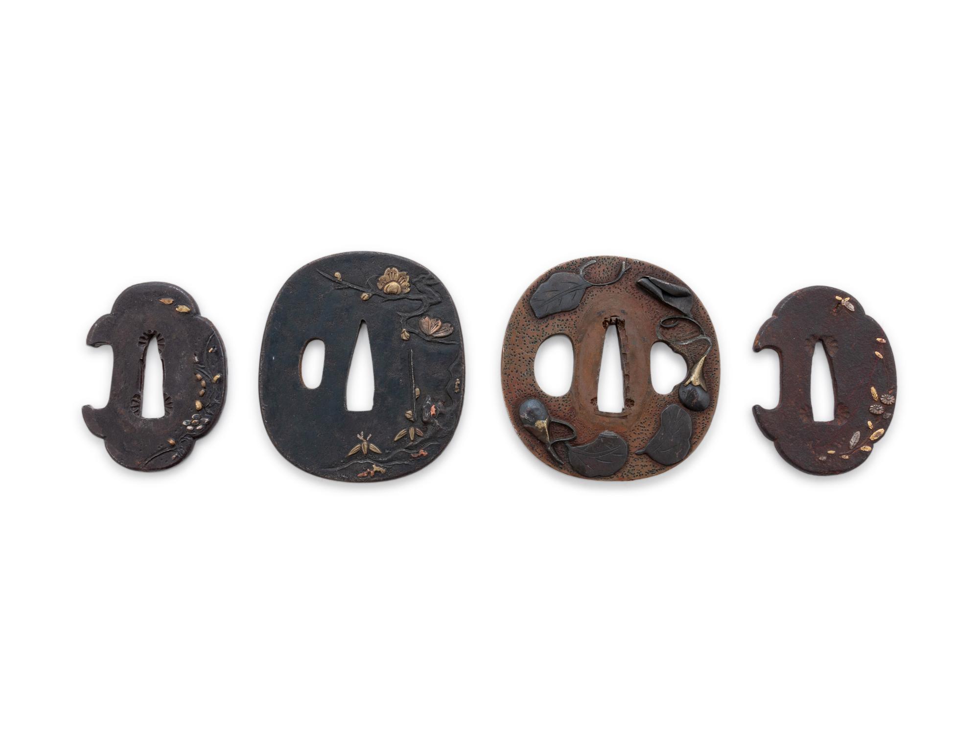 Ten Inlaid Tsuba