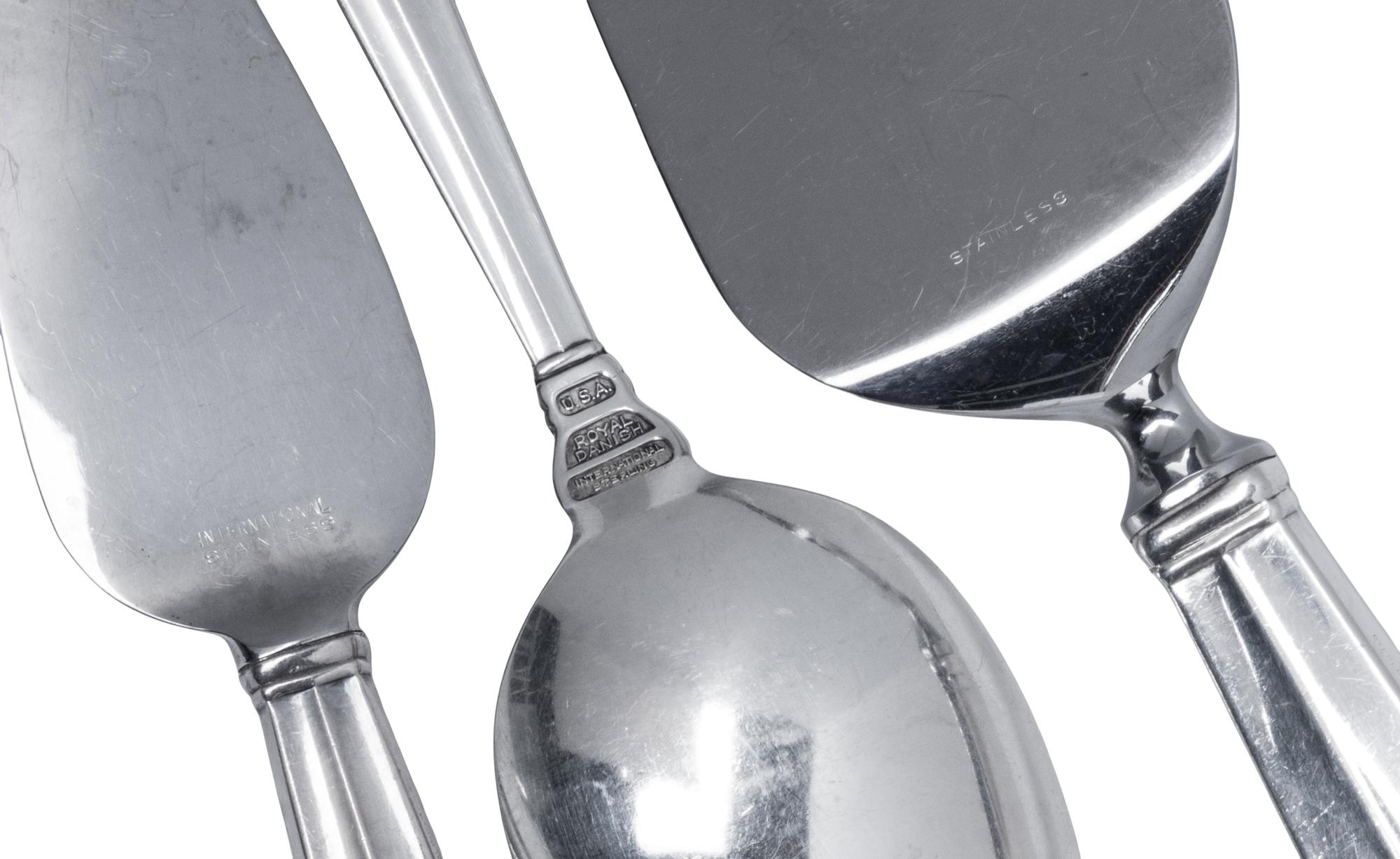 An American Silver Flatware Service