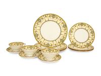 A Minton Porcelain Dinner Service