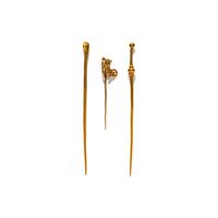 Three Ancient Mediterranean Gold Stickpins