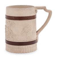 A Staffordshire Brown-Glazed Stoneware Tankard by John Turner — LATE 18TH CENTURY