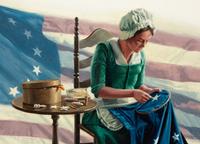 Betsy Ross, "The Stars and Stripes are Born , " 1977