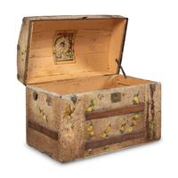 A Painted Sheet Metal-Clad Trunk