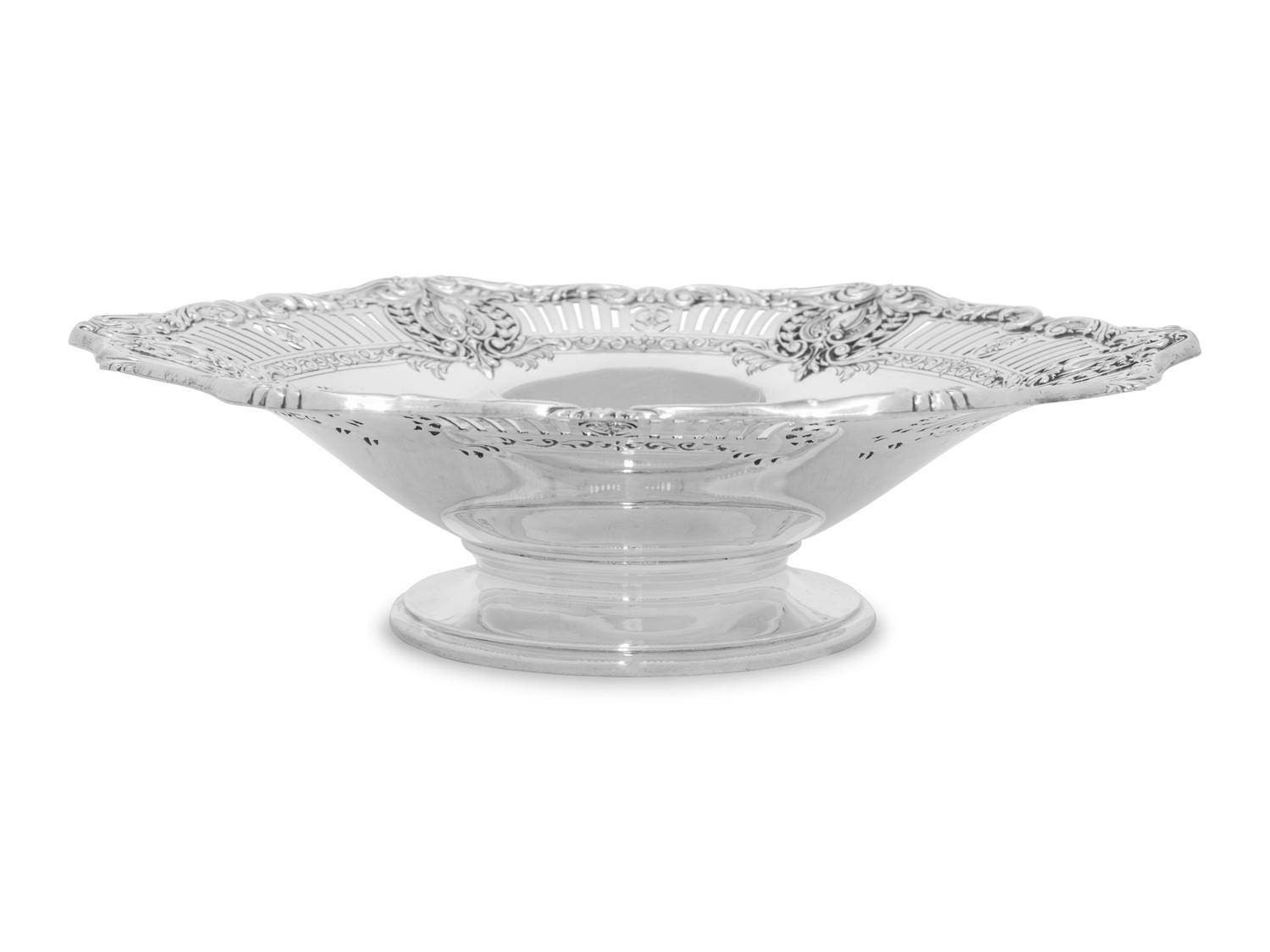A Tiffany and Co. Reticulated Silver Bowl