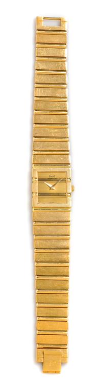 An 18 Karat Yellow Gold Ref. 8131C 'Polo' Wristwatch, Piaget, 68.00 dwts.