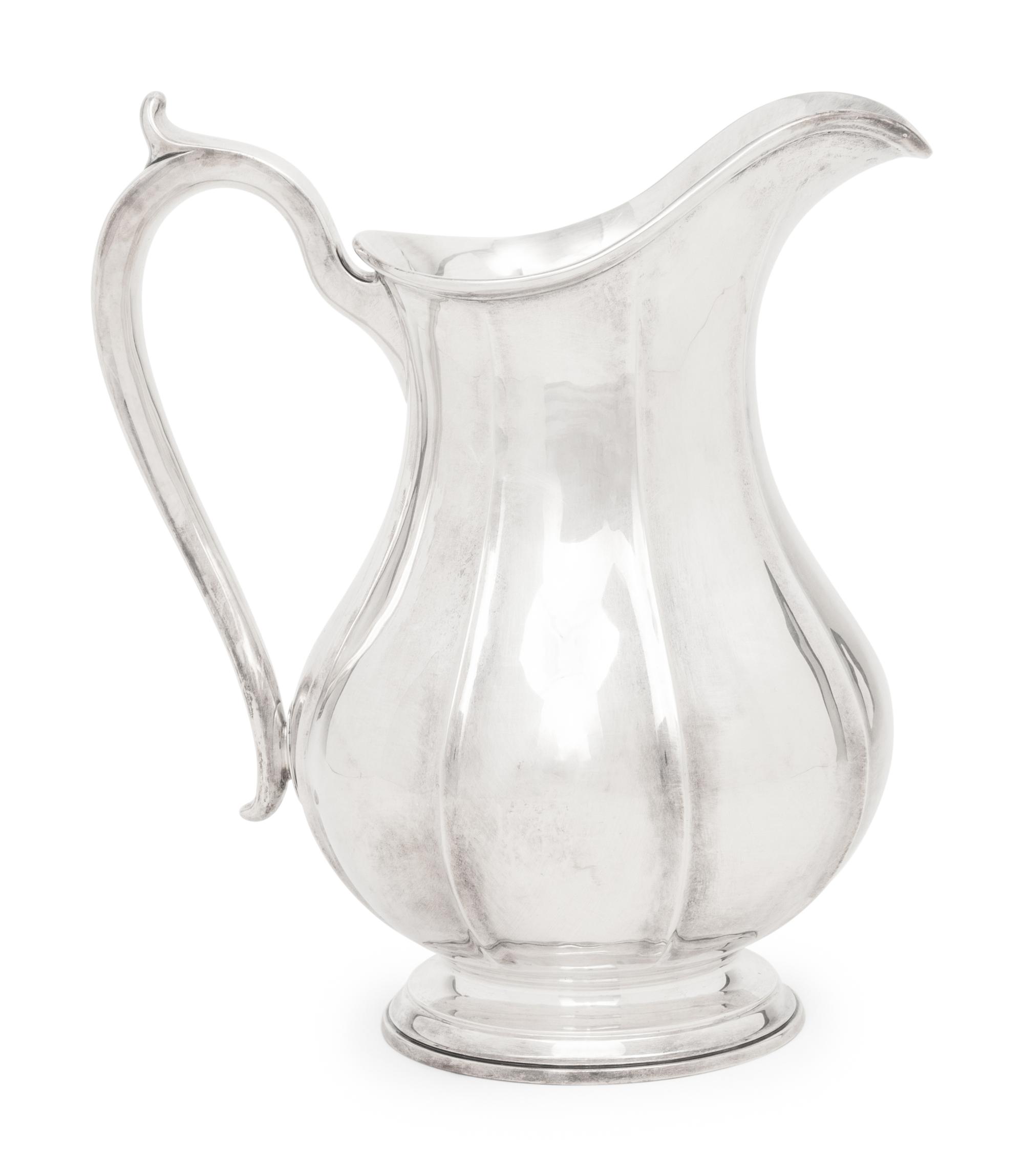 An American Silver Water Pitcher