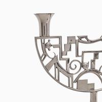 Karl Hagenauer (Austrian, 1898-1956) Pair of Candelabra, Werkstätte Hagenauer, Austria, circa 1925