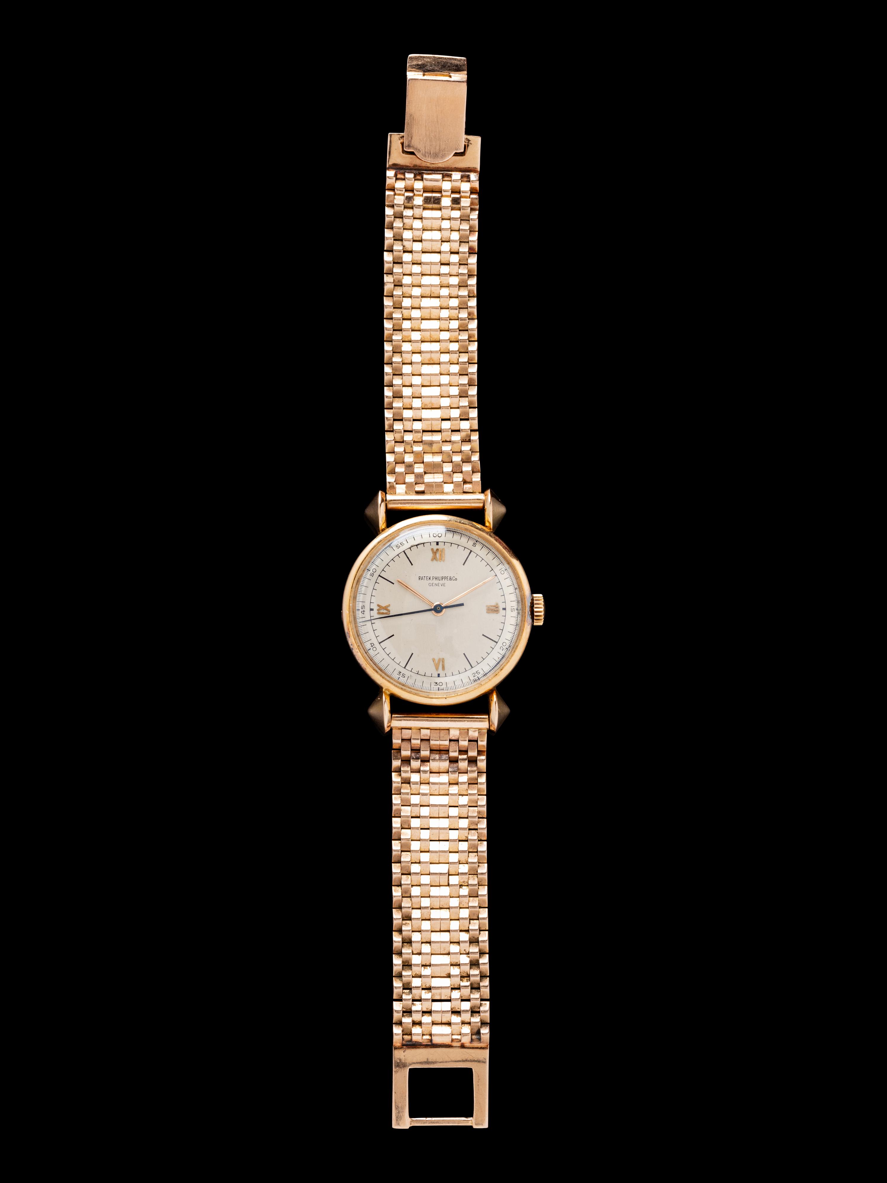 PATEK PHILLIPE, REF. 1536 18K PINK GOLD WATCH