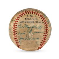 A 1949 Kansas City Blues / Toledo Mud Hens Multi Signed Baseball