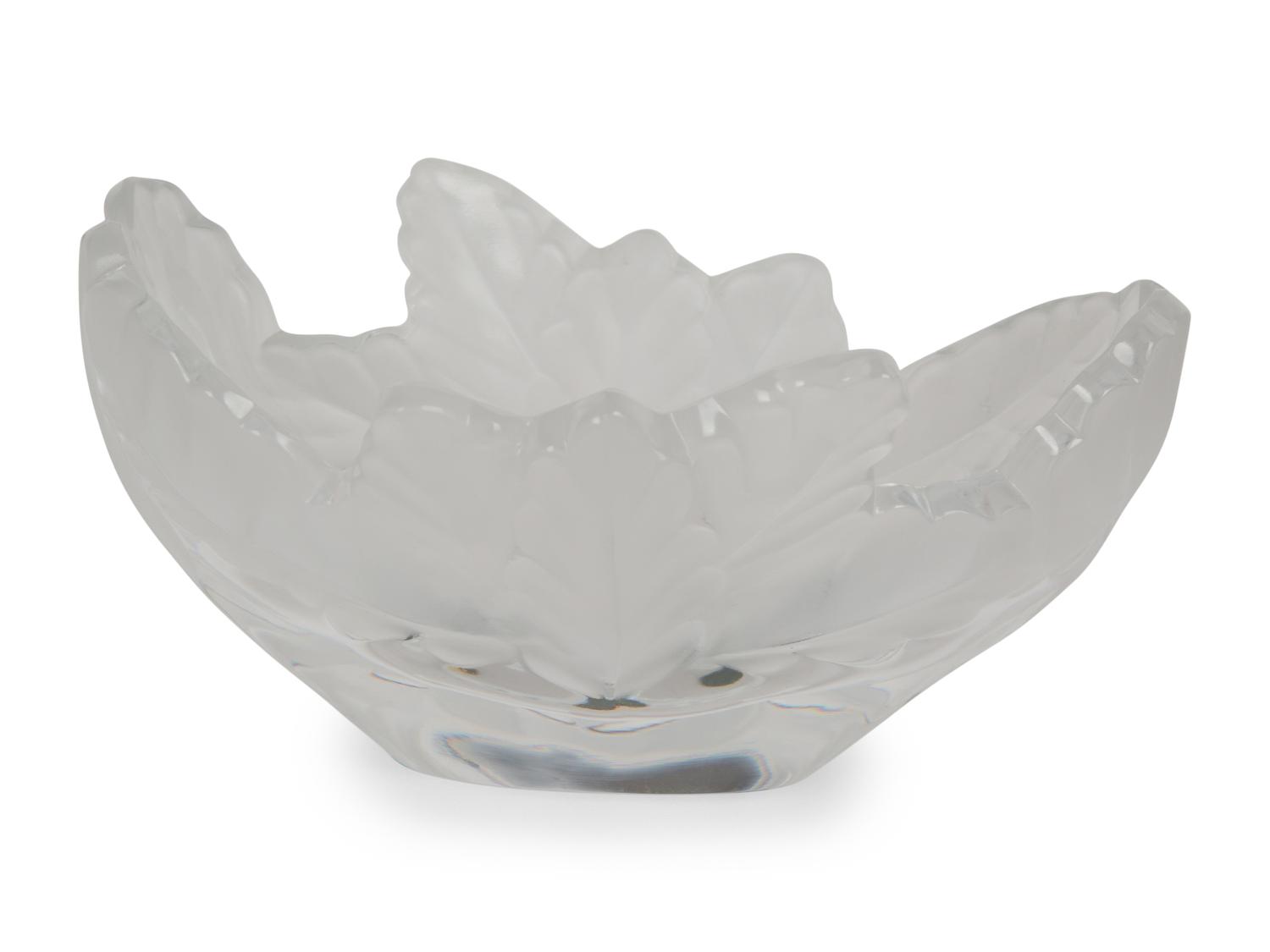 Lalique Molded and Frosted Crystal Compiegne Bowl — 20TH CENTURY