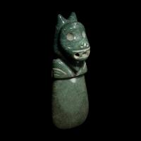 A Costa Rican Jade Axe-God Pendant