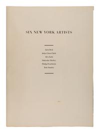 Six New York Artists Portfolio (complete portfolio of six) Including works by Alex Katz, Jack Beal, John Clem Clark, Malcom Morley, Bob Stanley, and Philip Pearlstein.