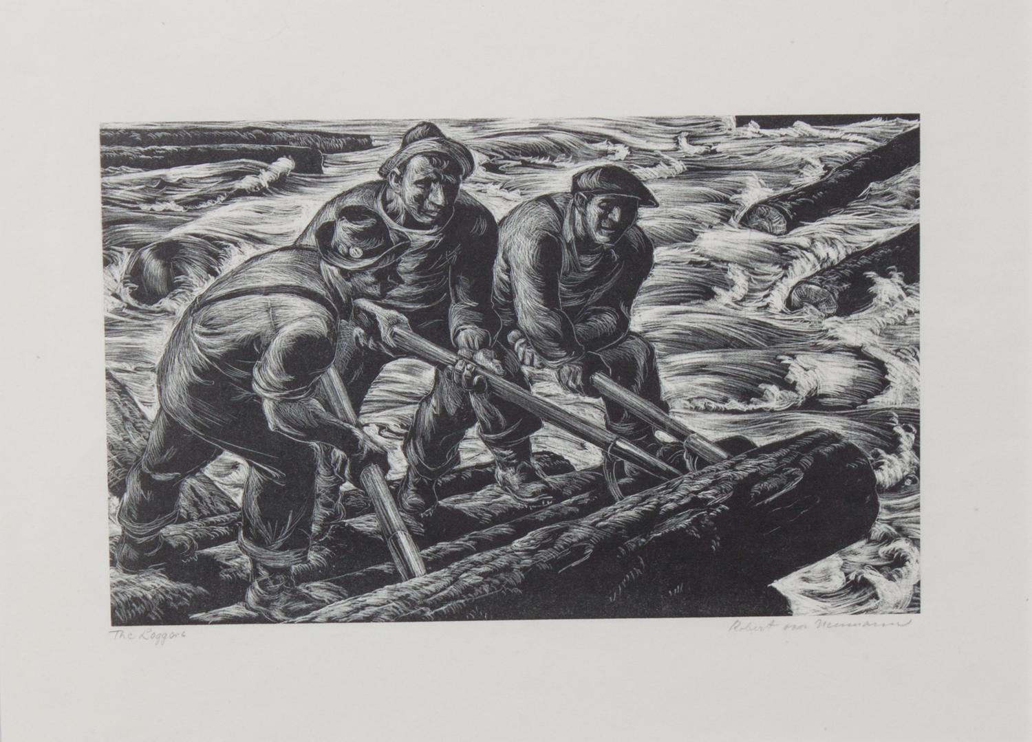 Robert Von Neumann, (Wisconsin, 1888-1976), The Loggers