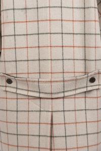 Hermès Wool Plaid Coat, 1980s