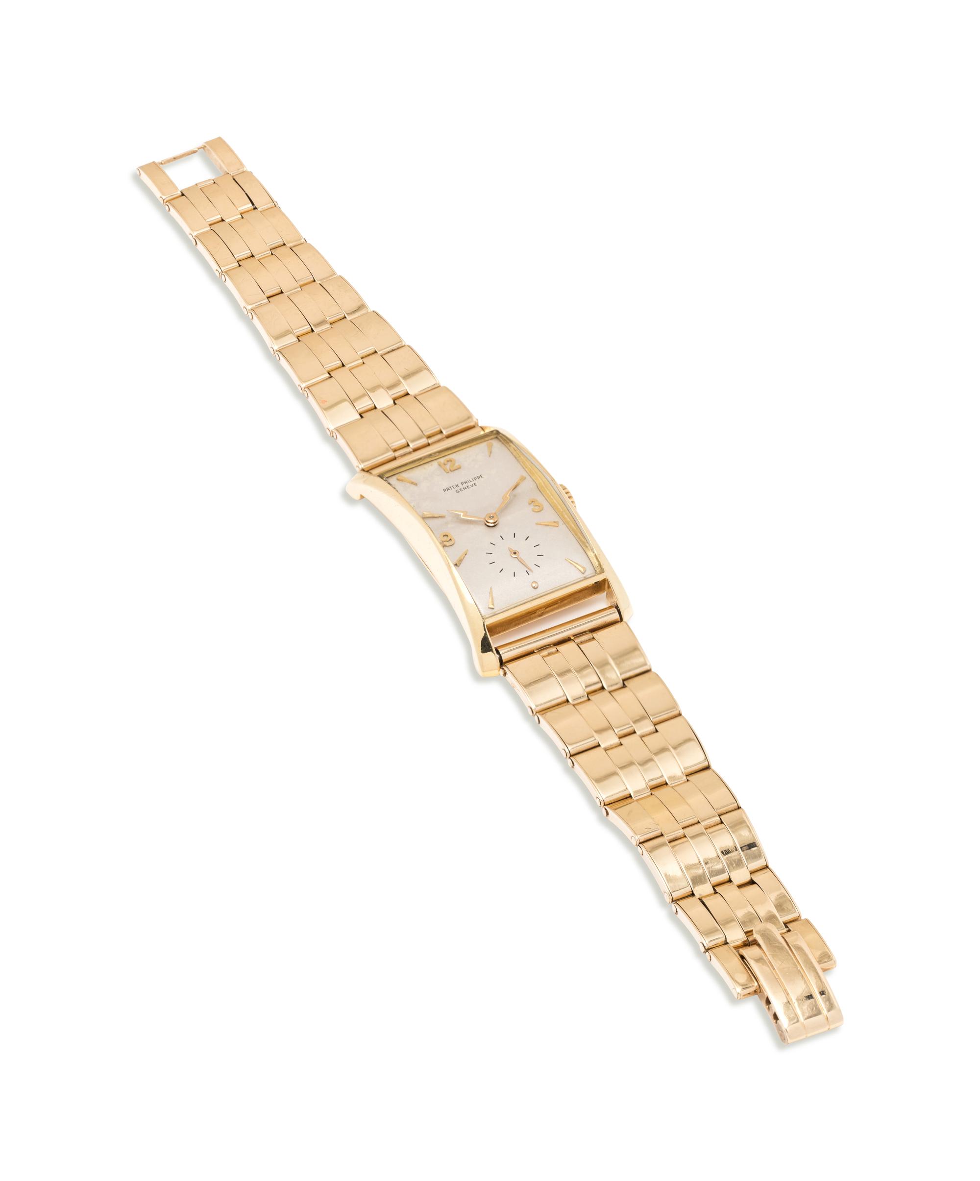 PATEK PHILIPPE, 18K YELLOW GOLD REF. 1593 WRISTWATCH