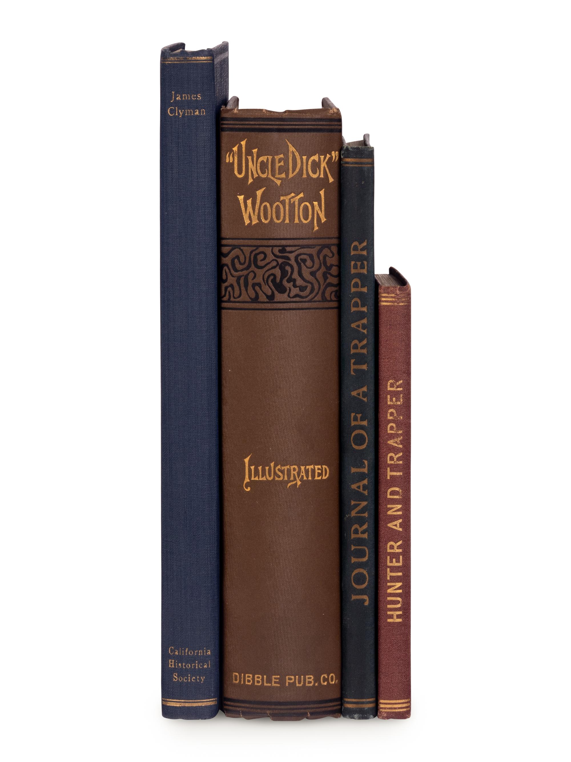 [AMERICANA - FUR TRADE]. A group of 4 FIRST EDITIONS, comprising: