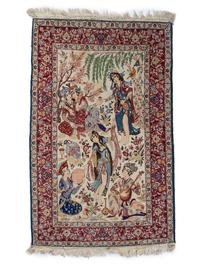 A Persian Silk Rug
