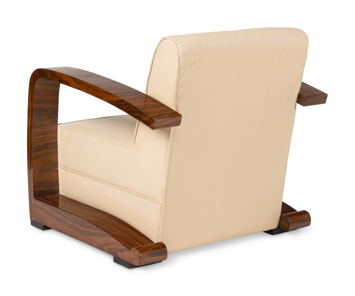 A Pair of Art Deco Style Armchairs