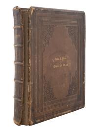 [EARLY PHOTOGRAPHY]. Trio of Yale albums, dated 1856, 1860, & 1868, ft. individual and group portraits, scenes around campus, and inscriptions from classmates incl. many soldiers.