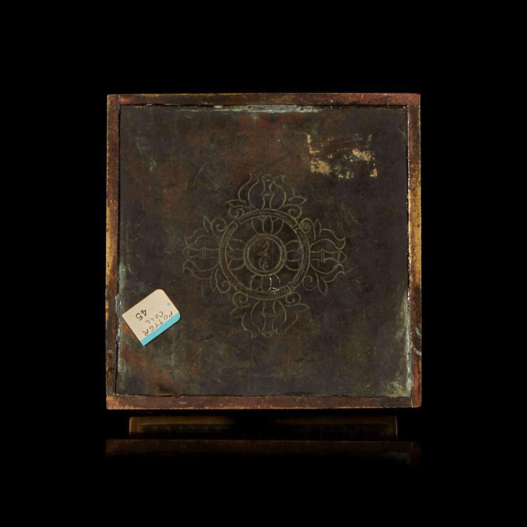 A Chinese cloisonné small stupa 铜鎏金掐丝珐琅佛塔一件 18th century or later ???????