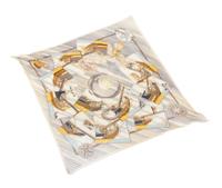 An Hermès Plissé Silk Scarf, 36" x 36".