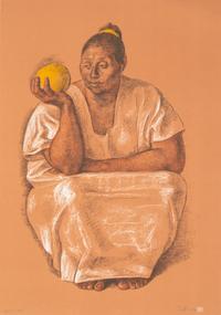 Francisco Zúñiga, (Costa Rican-Mexican, 1912-1998), Yucateca con fruta, 1974