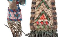 Northern Plains Beaded Paint Pouch and Strike-a-Light Bag