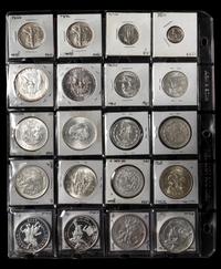 A Collection of Twenty United States and International Silver Coins