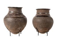 Two Neolithic Style Pottery Jars
