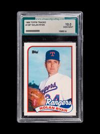 A Group of Nolan Ryan Items (Including Signed Autograph and Graded Cards),