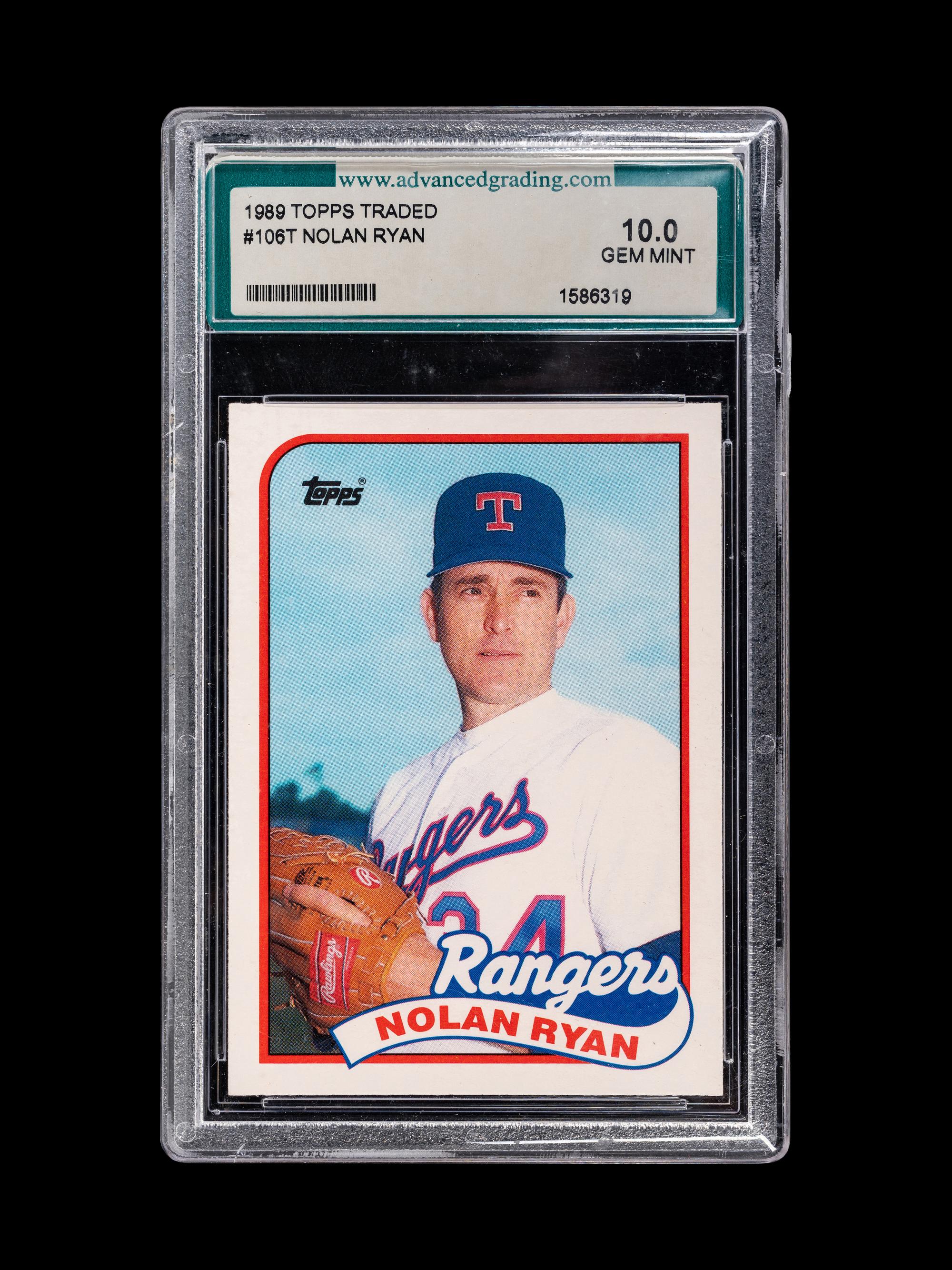 A Group of Nolan Ryan Items (Including Signed Autograph and Graded Cards),