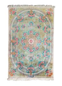 A Qum Silk Rug