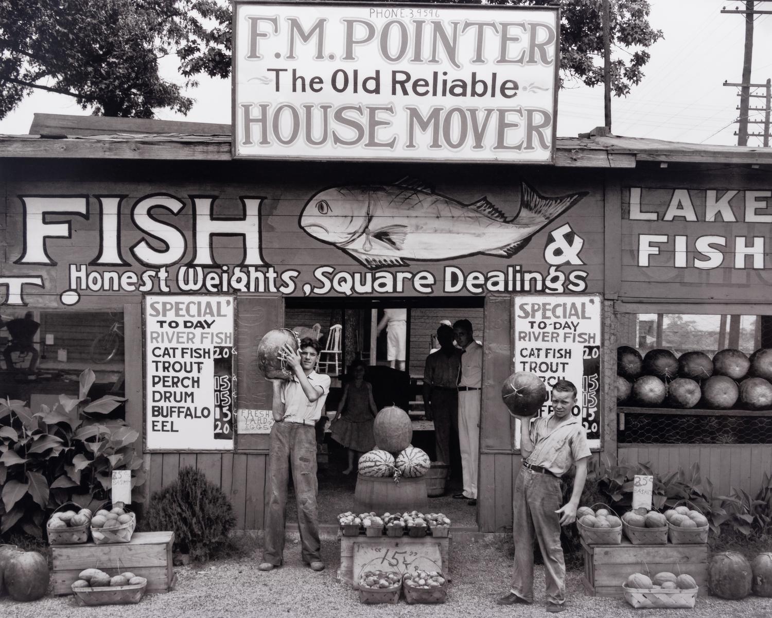 Walker Evans (1903-1975) Roadside Stand, Near Birmingham, Alabama, 1936