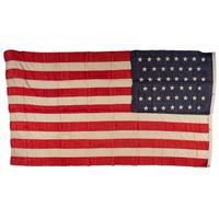 [FLAGS & PATRIOTIC TEXTILES]. Two 45-star flags. [Ca 1896-1908].