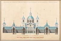 Six Hand-Colored Architectural Engravings
