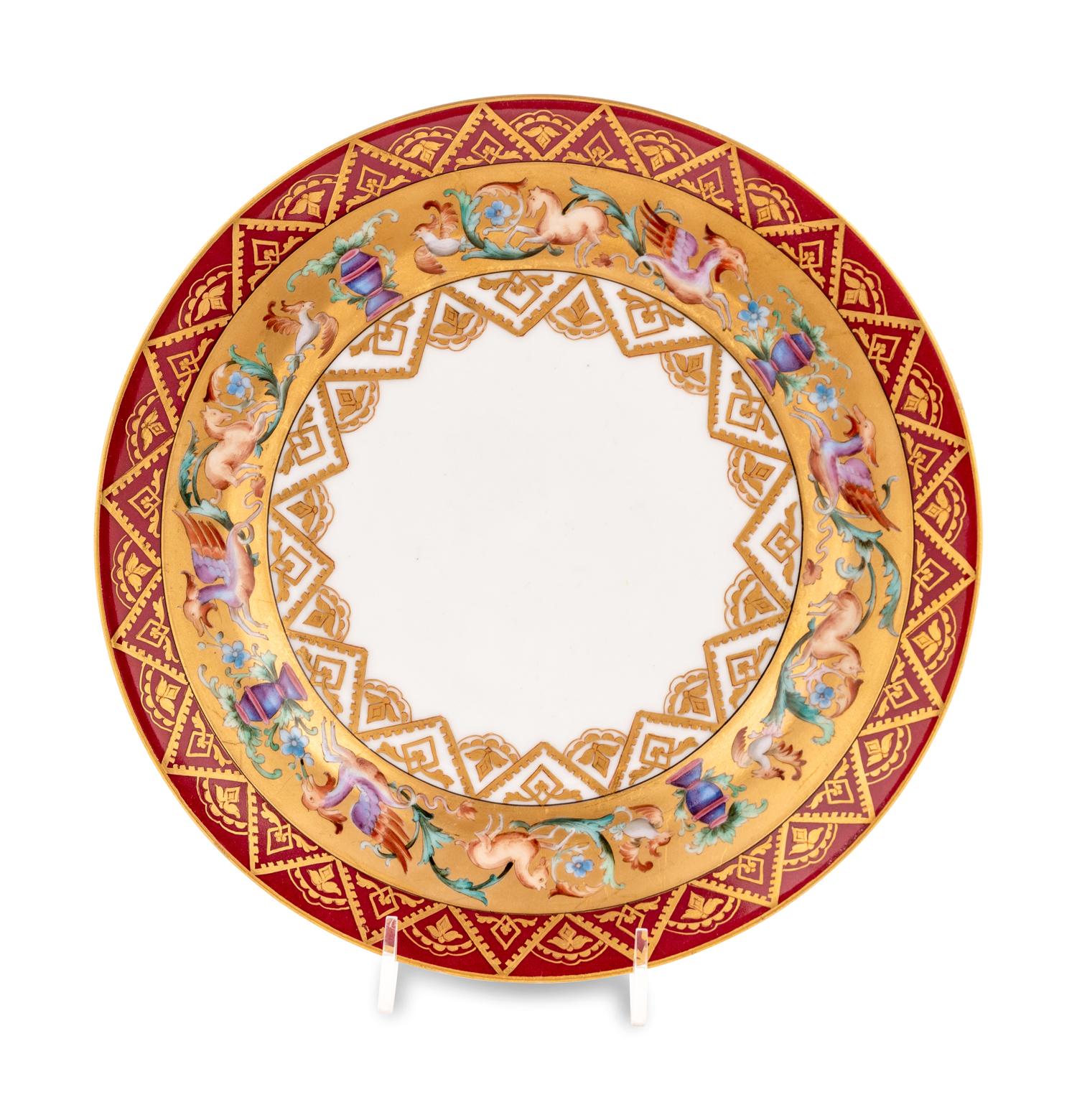 An M.S. Kuznetsov Porcelain Plate