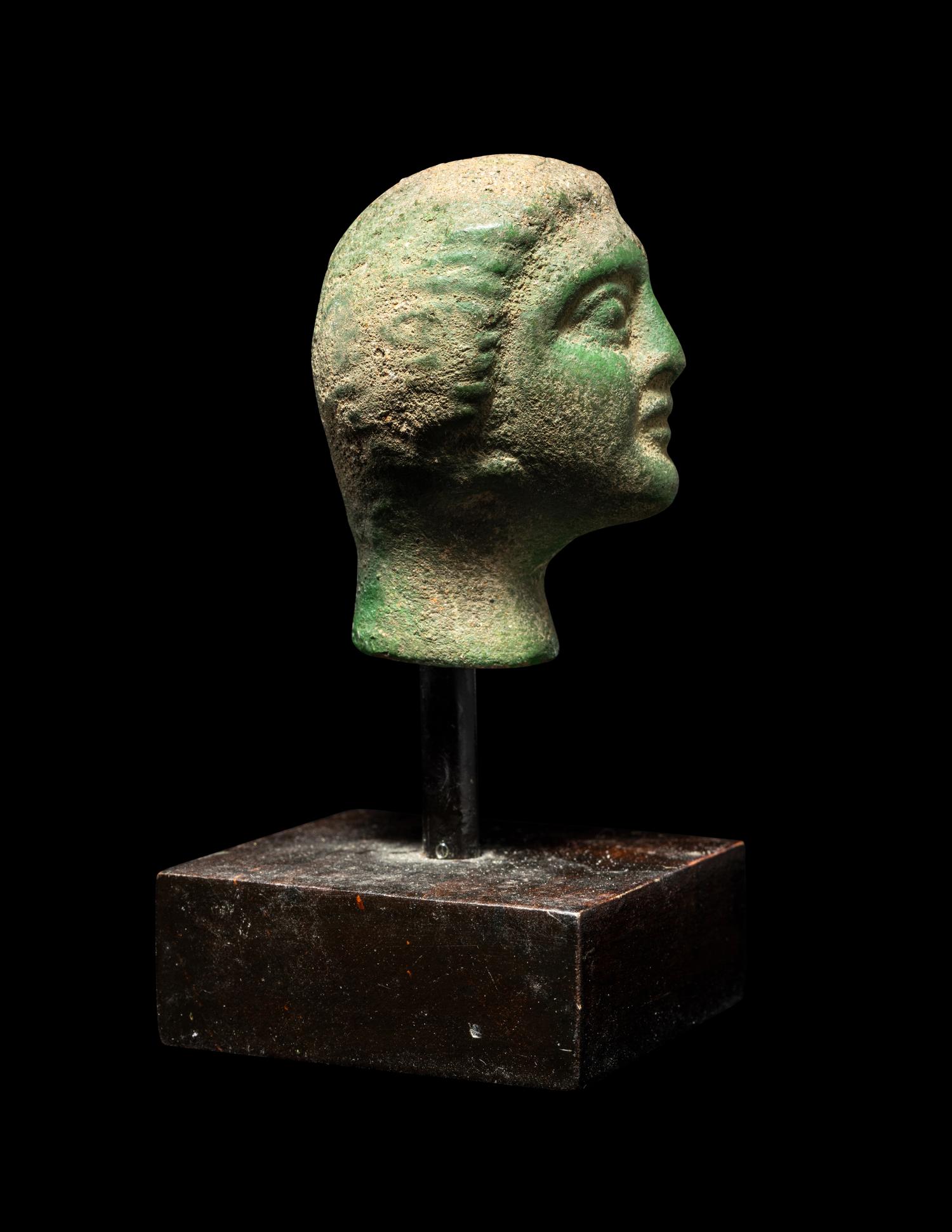 A Roman Bronze Female Head
