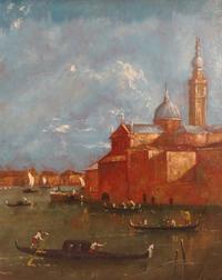20th Century Artist Unknown, , Venetian Canal Scene