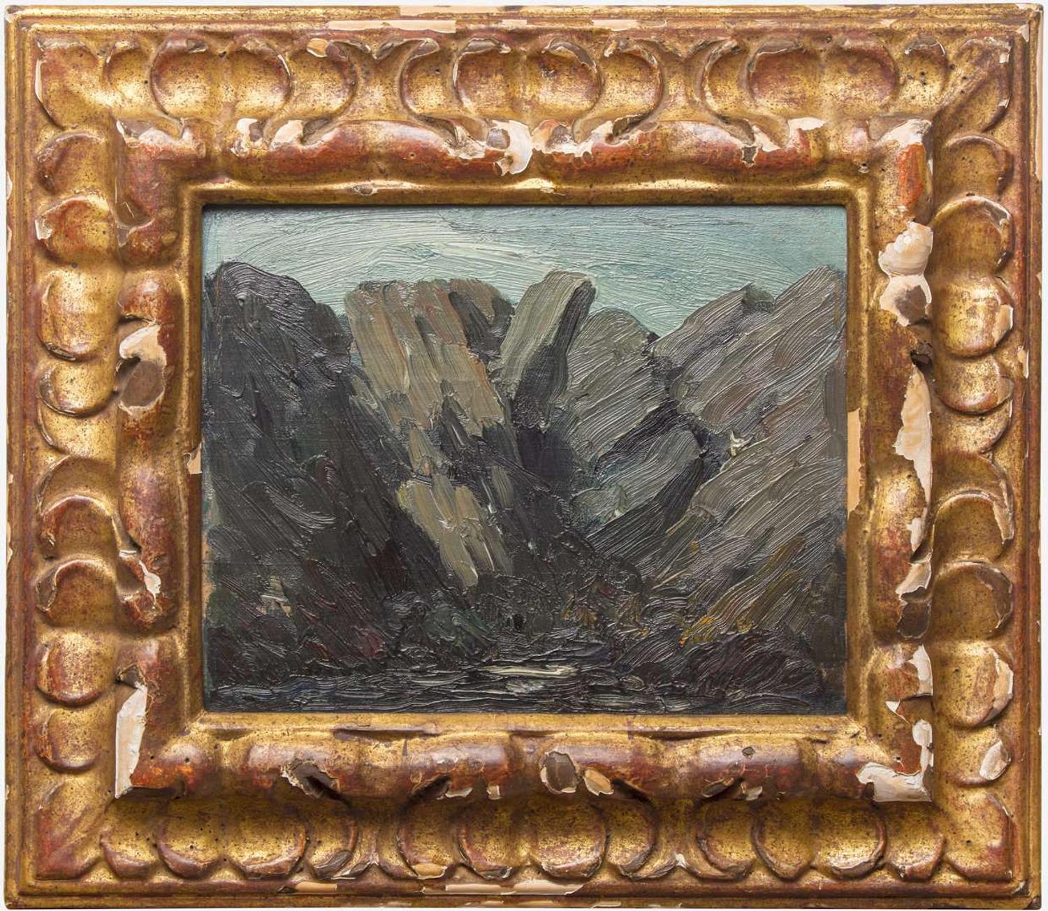 Robert Henri (American, 1865-1929) - Mountainscape