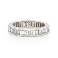 Diamond and Platinum Eternity Band